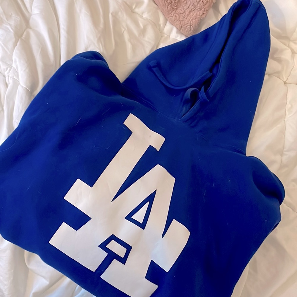 Blue LA dodgers hoodie